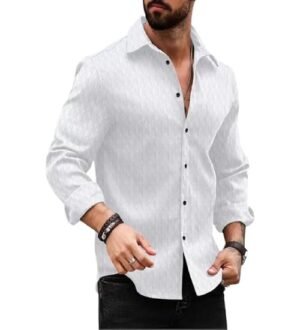 m8 Men's Regular Fit Button Down Dress Shirts